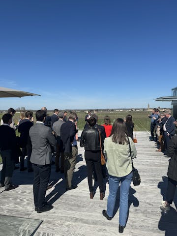 New panoramic terrace at Château Petit-Village